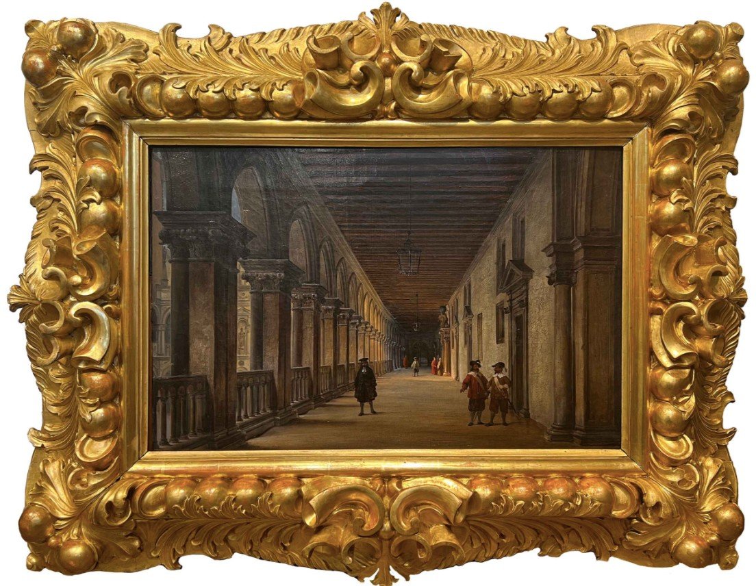 Luigi Querena - La loggia di Palazzo Ducale a Venezia (1858)