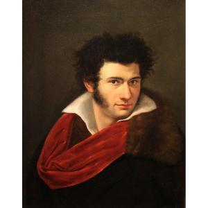 Pietro Lucchini - Autoritratto giovanile (1820-1822)