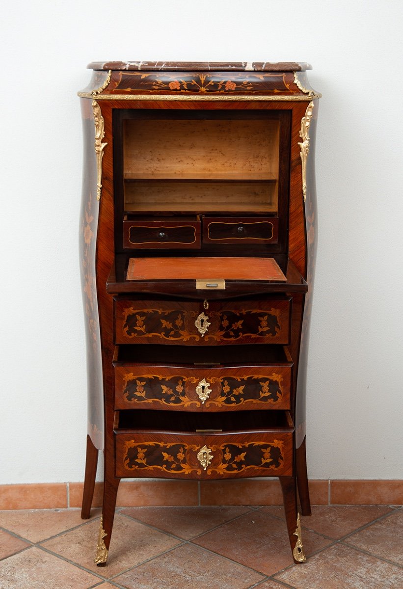 Secretaire antico Napoleone III Francese-photo-3