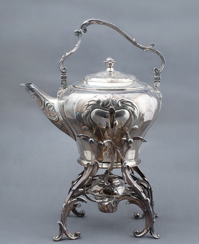  Samovar antico Eduardiano Inglese in Sheffield appartenente alla seconda metà del XIX secolo.