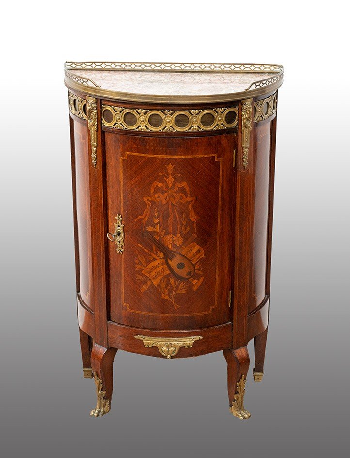 Credenza antica demi lune Napoleone III Francia 19secolo