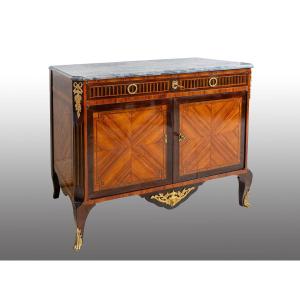 Credenza antica Napoleone III Francese in legni esotici pregiati 19secolo