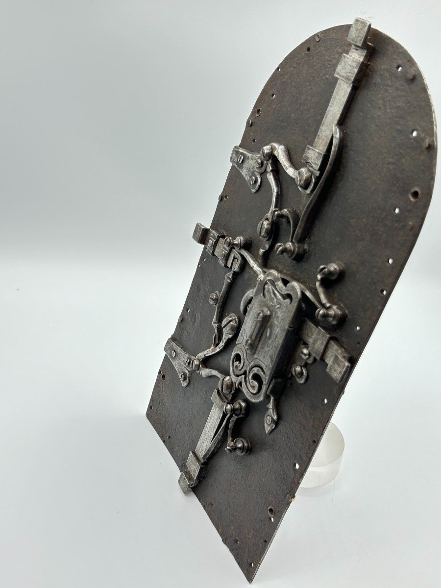 Sportello da cassaforte in ferro forgiato-photo-2