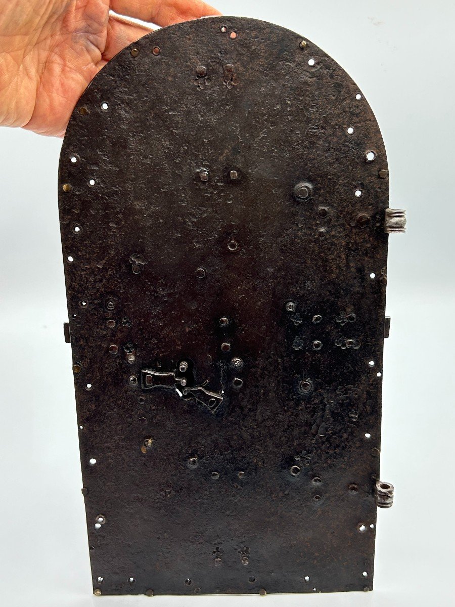 Sportello da cassaforte in ferro forgiato-photo-3