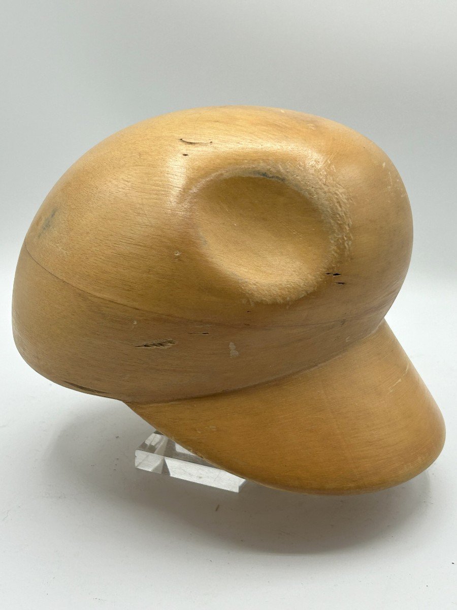 Scultura in legno forma da cappello-photo-2