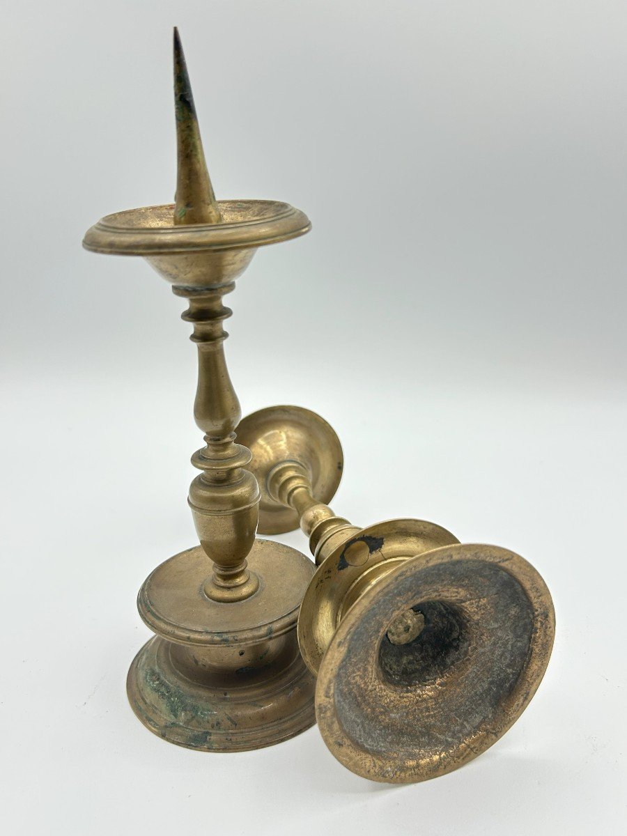 Candelabri coppia in bronzo-photo-2