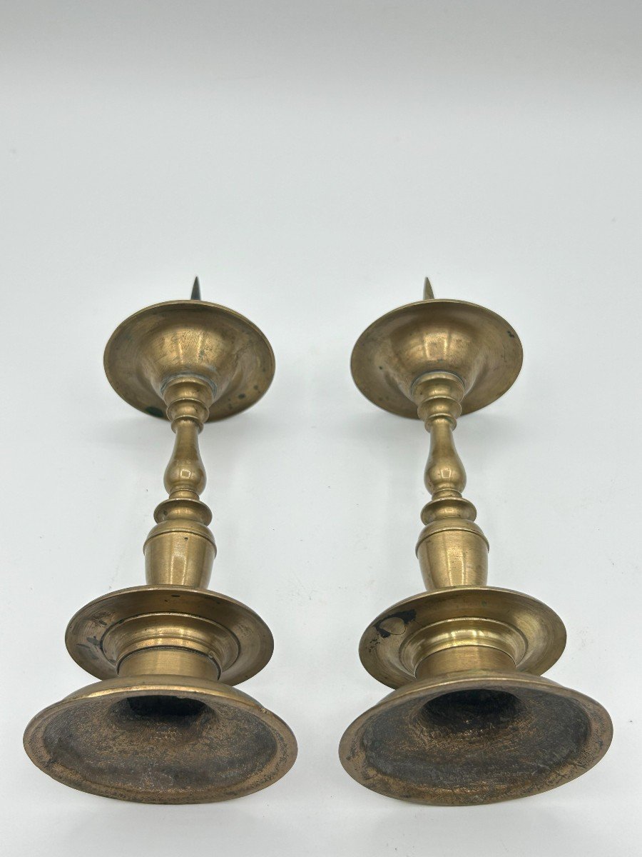 Candelabri coppia in bronzo-photo-3