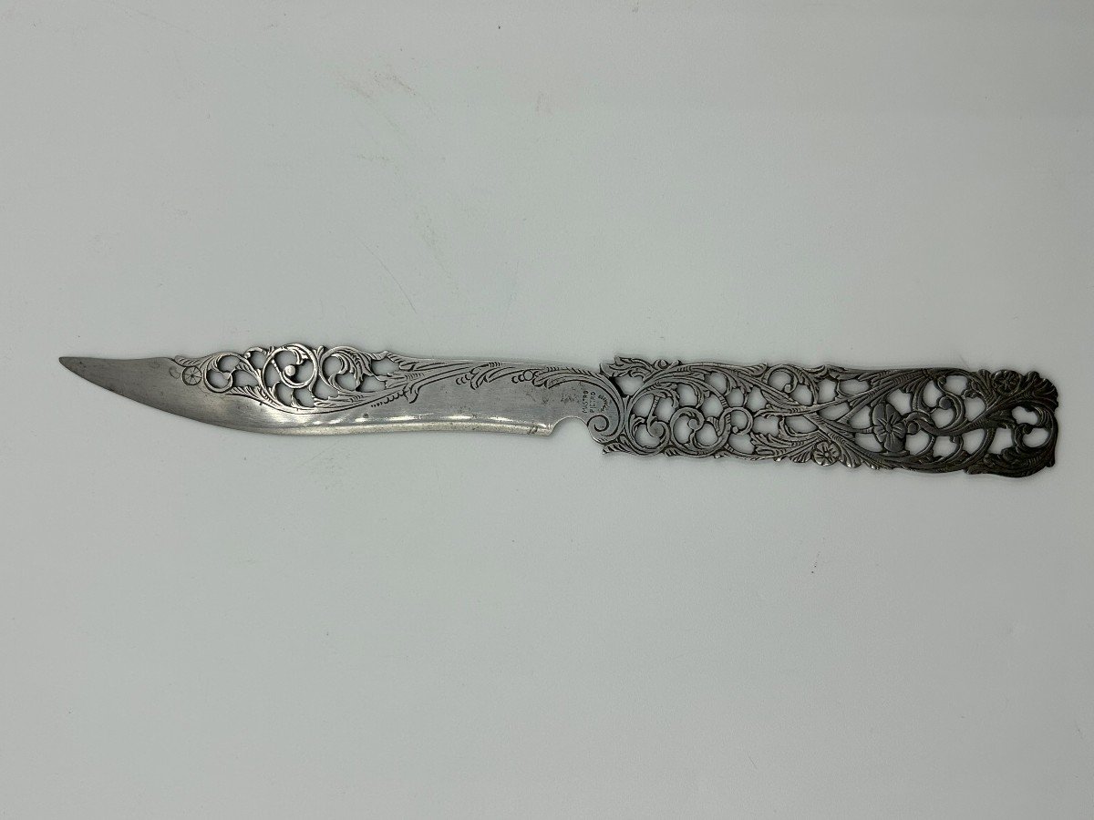 Coltello tagliacarte in ferro forgiato-photo-1