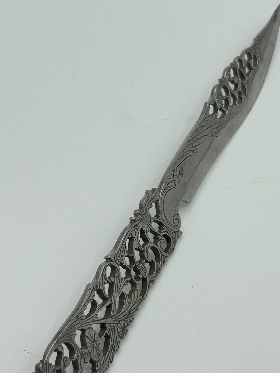 Coltello tagliacarte in ferro forgiato-photo-4