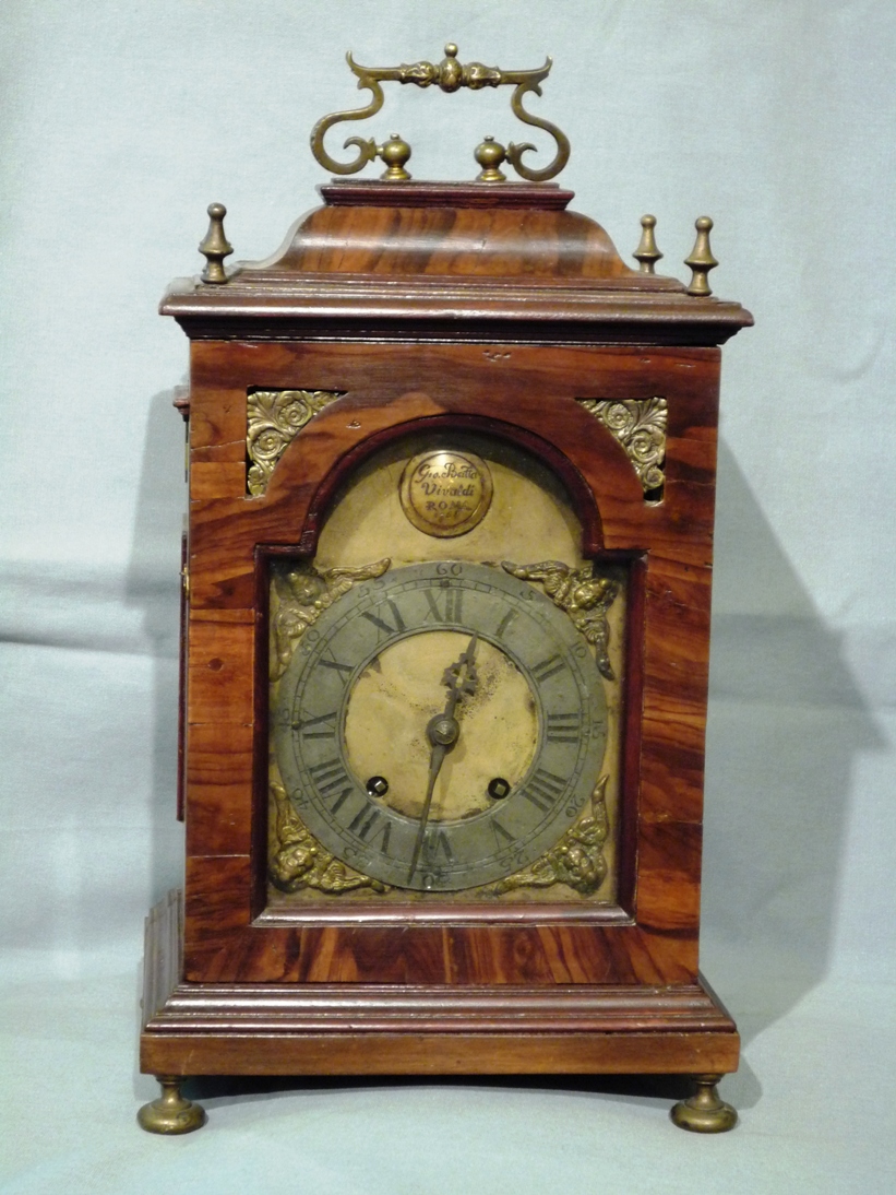 ANTICO OROLOGIO A PENDOLO, ROMA,  1766