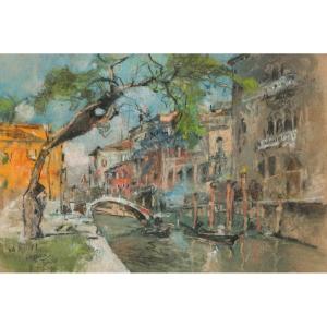 Giuseppe Casciaro (Ortelle 1863 – Napoli 1941) Canale veneziano