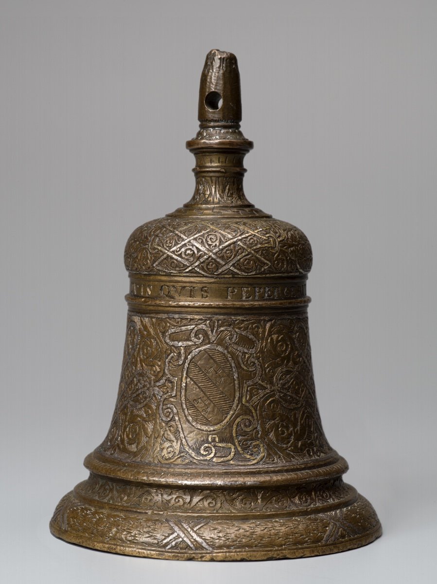 Campanello in bronzo Damascato Verona 1559 di Alessandro Bonaventurini-photo-2