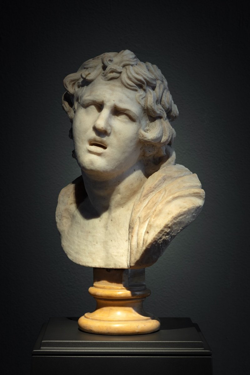 FIGURA NEOCLASSICA ITALIANA DI ALESSANDRO MAGNO, Roma, XVIII Secolo