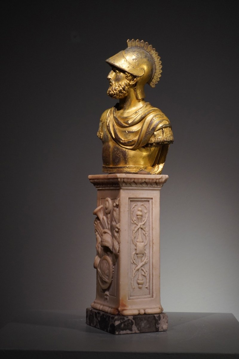 FIGURA DI MARTE IN BRONZO-photo-2