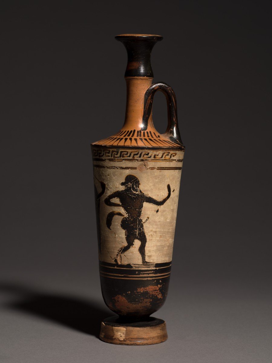 Lekythos Attique De Type Cheminée Vers 500-460 Av. Jc-photo-3