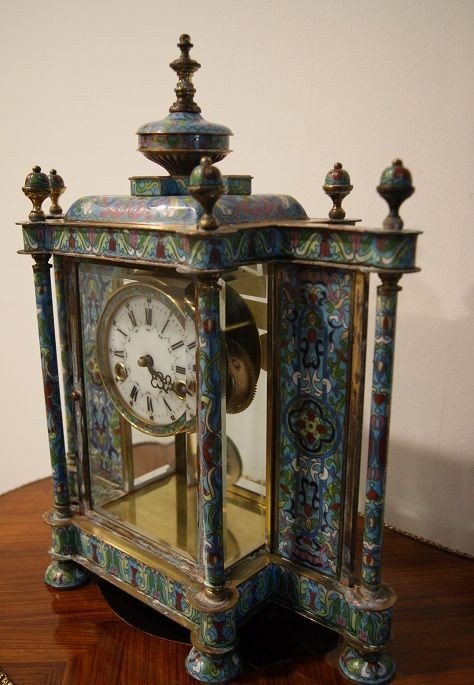 Orologio decorato con tecnica Cloisonné-photo-1