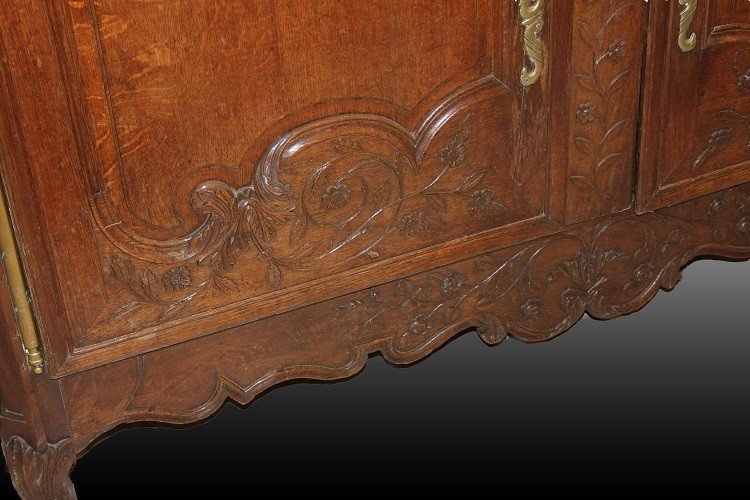 Armadio provenzale di fine 1700 inizio 1800 stile Provenzale in legno di rovere-photo-1