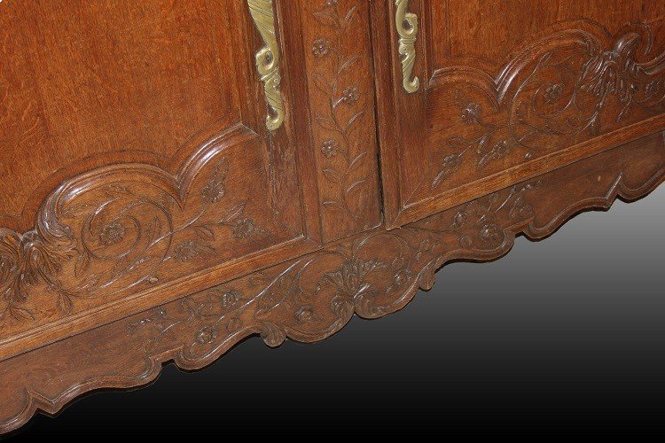 Armadio provenzale di fine 1700 inizio 1800 stile Provenzale in legno di rovere-photo-2