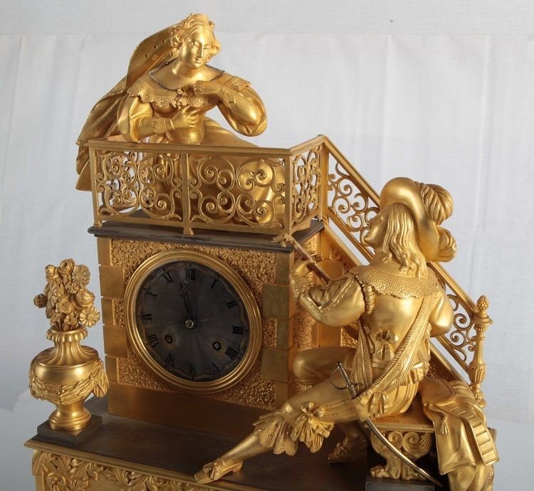 Orologio francese della prima metà del 1800 in stile Impero-photo-3