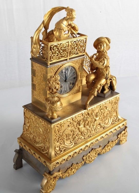 Orologio francese della prima metà del 1800 in stile Impero-photo-1