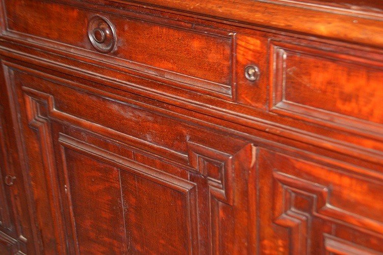 Bellissimo grande servante credenza francese della seconda metà del 1800, stile Luigi Filippo, -photo-3