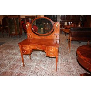 Victorian Dressing Table from the Second Half of the 19th Century in Satinwood