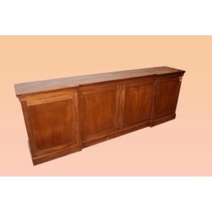 Grande credenza inglese della metà 1800, stile Vittoriano, in legno di mogano