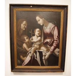 Olio su tela italiano (cerchia di Bartolomeo Schedoni) di inizio 1600 raffigurante Madonna 