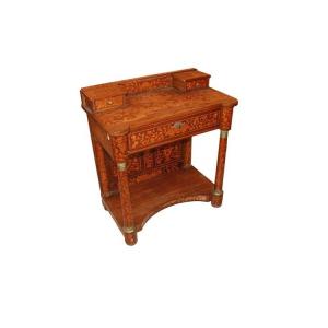 Bellissima consolle olandese di fine 1700 inizio 1800, stile Impero, in legno di mogano