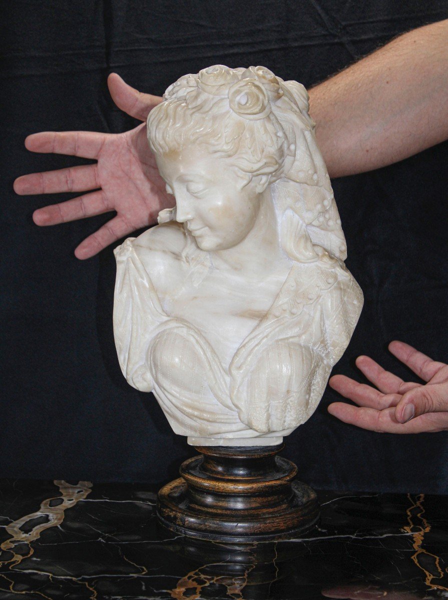 Busto raffigurante fanciulla con Rose -photo-4