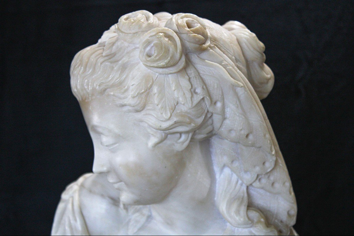 Busto raffigurante fanciulla con Rose -photo-2