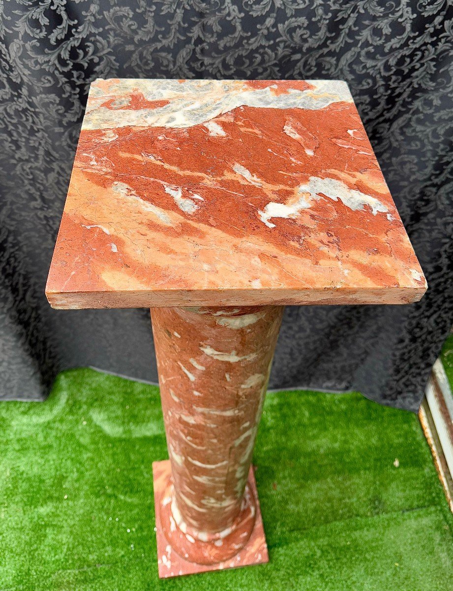 Colonna Grande Speciale in Marmo Rosso Verona-photo-2