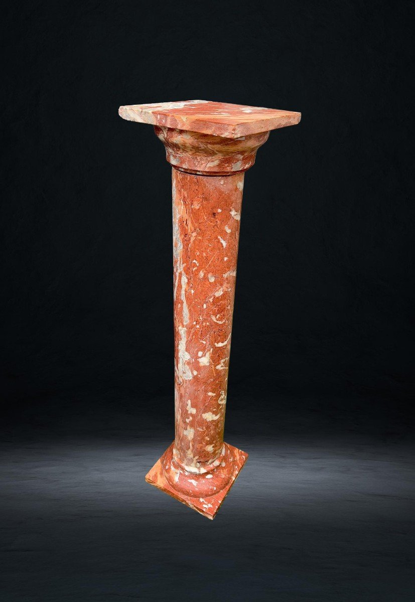 Colonna Grande Speciale in Marmo Rosso Verona-photo-3