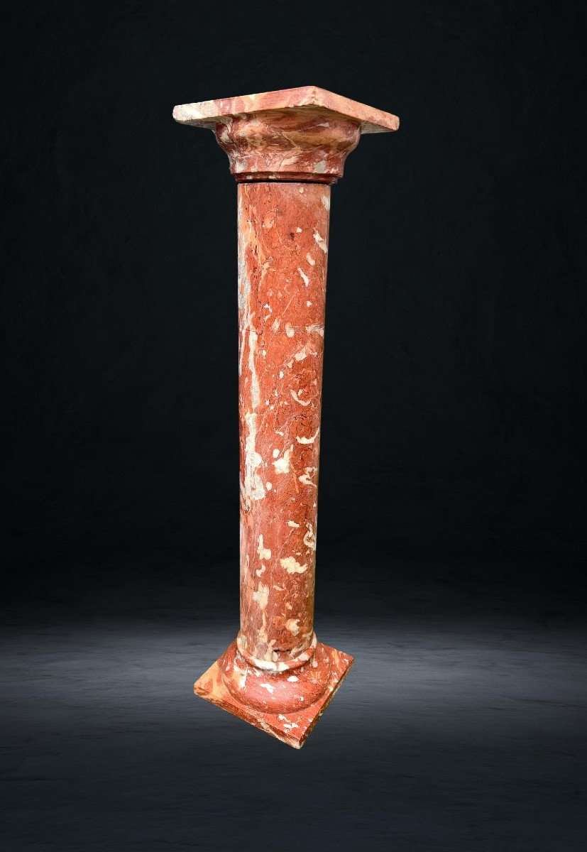 Colonna Grande Speciale in Marmo Rosso Verona-photo-6