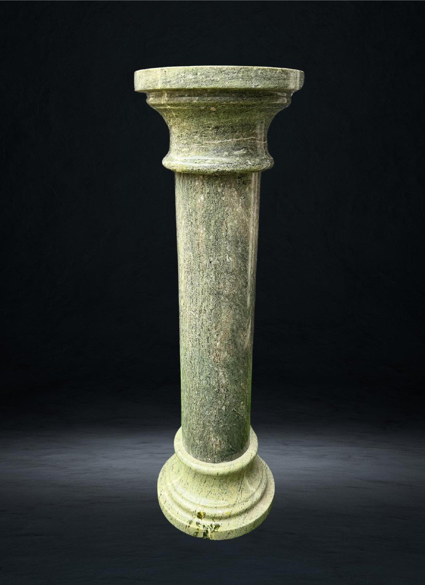 Colonna in Marmo Alpino Verde Chiaro