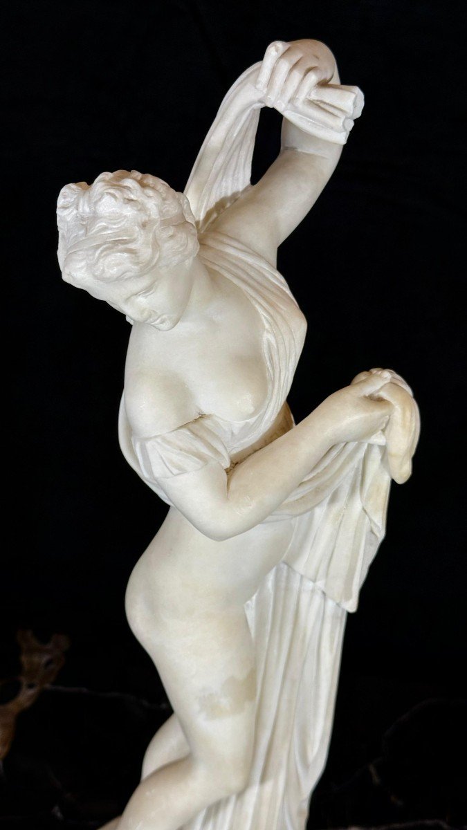 Statua raffigurante una Venere Callipigia in Marmo Bianco di Carrara-photo-1