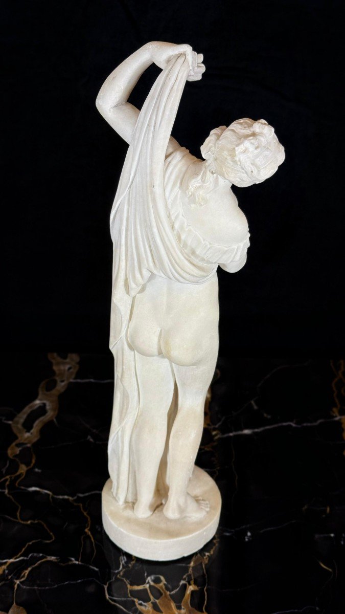 Statua raffigurante una Venere Callipigia in Marmo Bianco di Carrara-photo-7