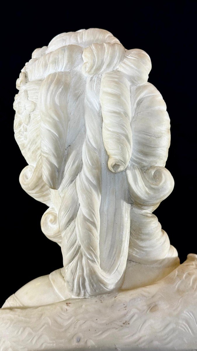 Busto raffigurante Maria Antonietta Marmo -photo-4