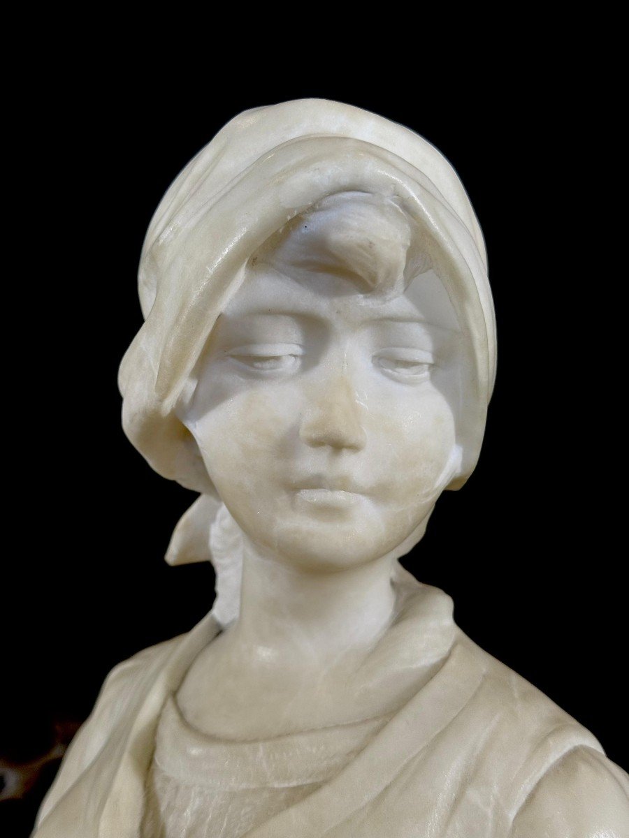 Busto raffigurante fanciulla che sorride -photo-8