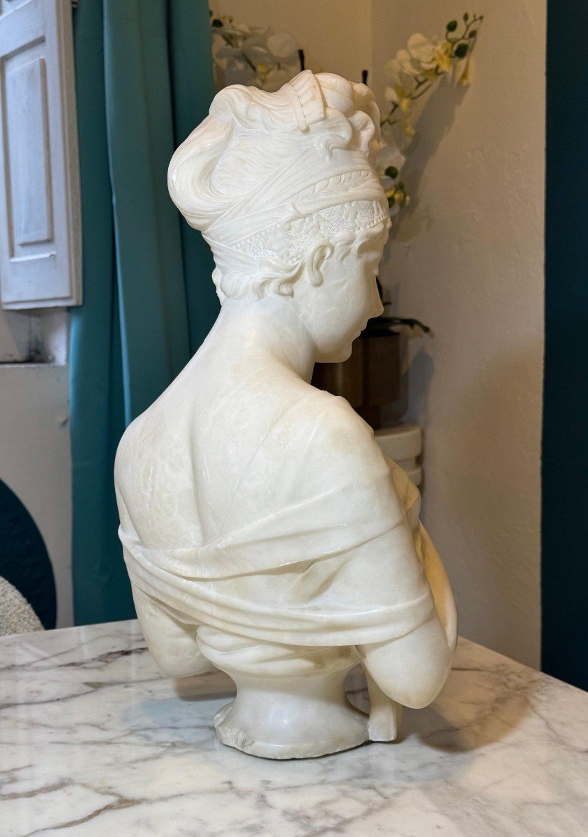 Busto Madame Recamier Marmo -photo-3