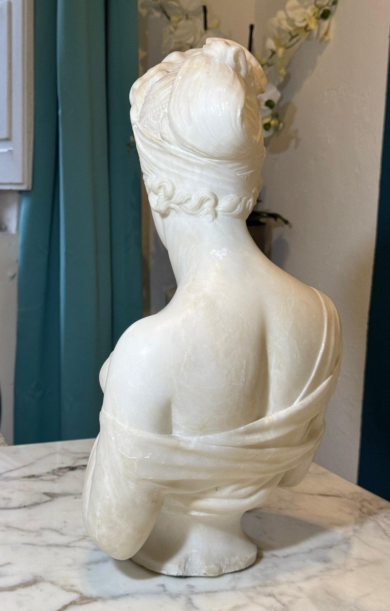 Busto Madame Recamier Marmo -photo-3