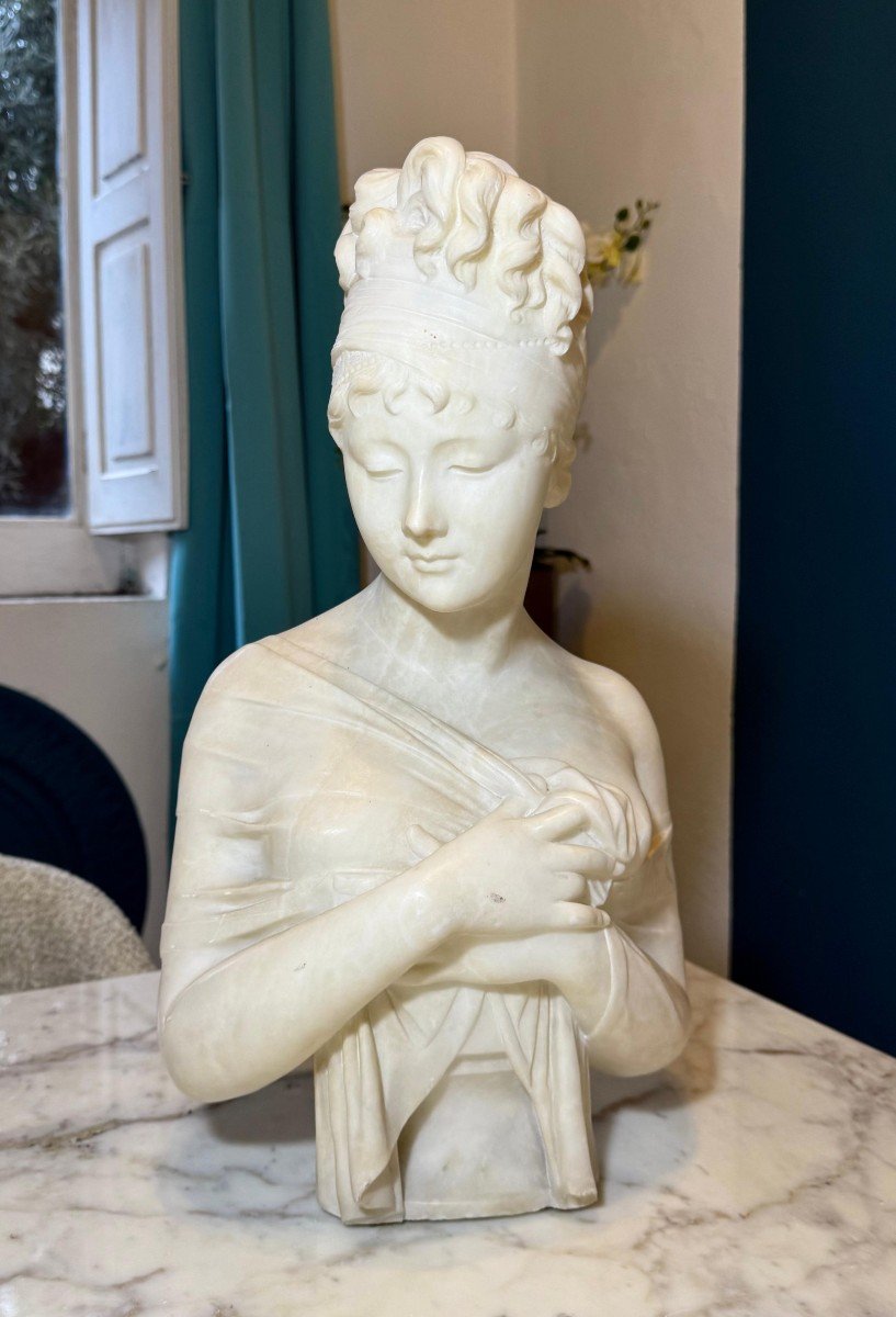 Busto Madame Recamier Marmo 