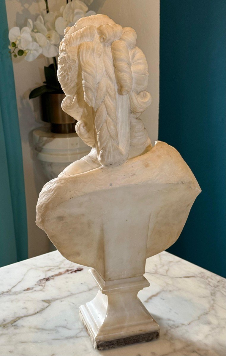 Busto Maria Antonietta Marmo Carrara -photo-3