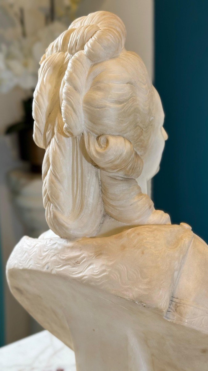 Busto Maria Antonietta Marmo Carrara -photo-3