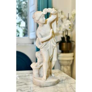 Statua raffigurante una Bagnante nuda Marmo 