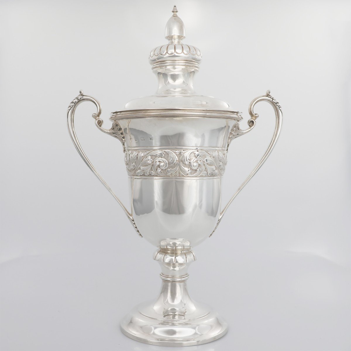 Coppa trofeo in argento sterling Giorgio V, David & Maurice Davis, Birmingham, 1911