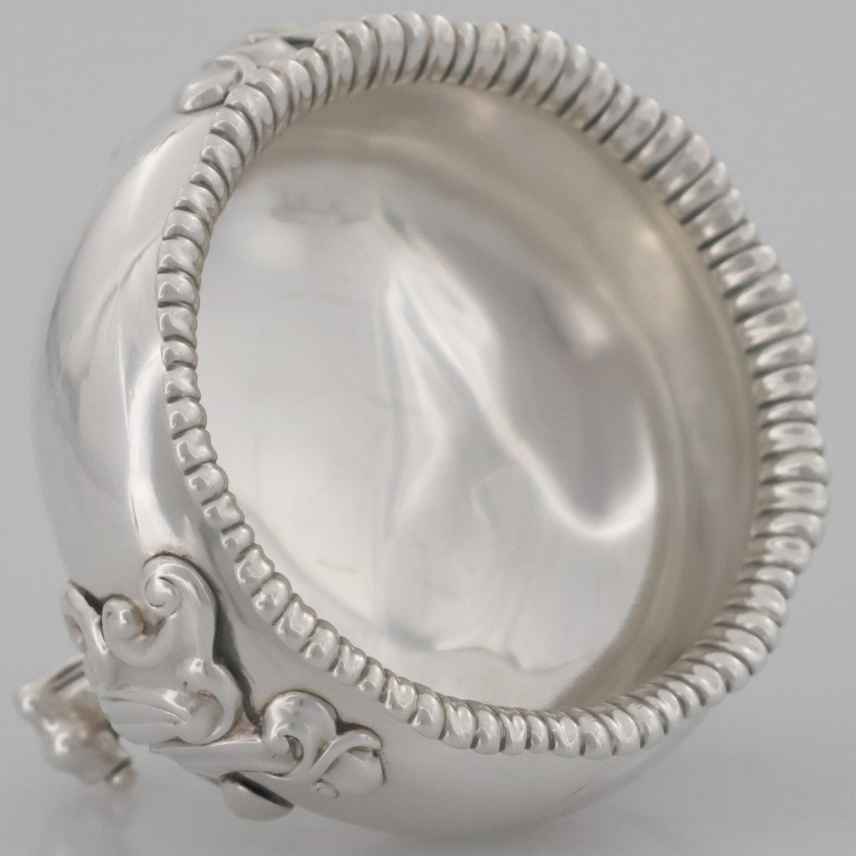 Coppia di saliere in argento sterling Giorgio IV, Paul Storr, Londra, 1820-photo-4