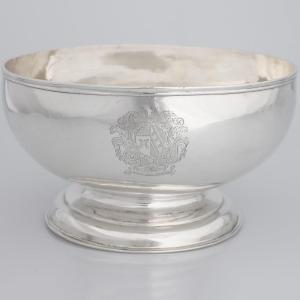 Bowl in argento Britannia standard Guglielmo III, Londra, 1701