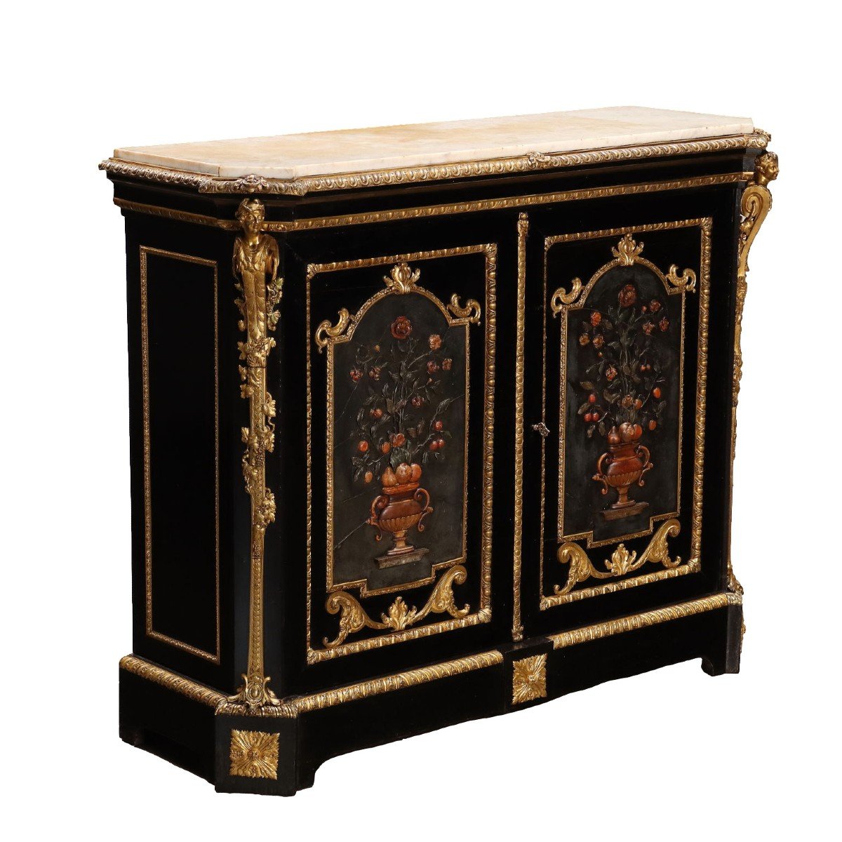 Credenza Napoleone III Georges Monbro Parigi Terzo Quarto del XIX Secolo