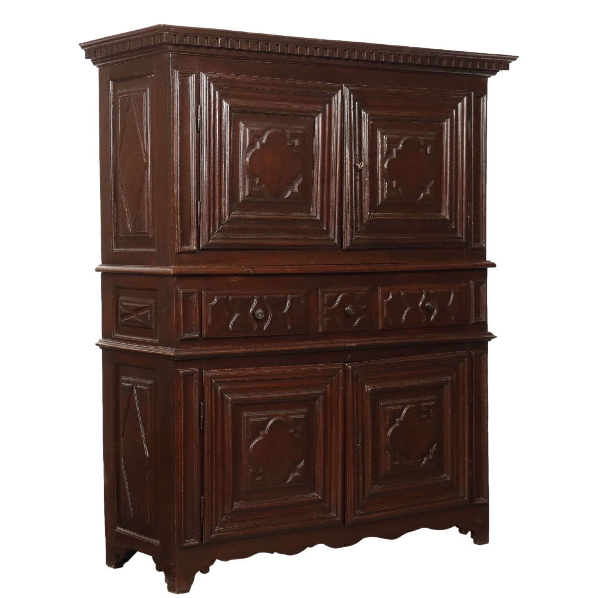 Credenza Barocco Piemonte Inizio XVIII Secolo